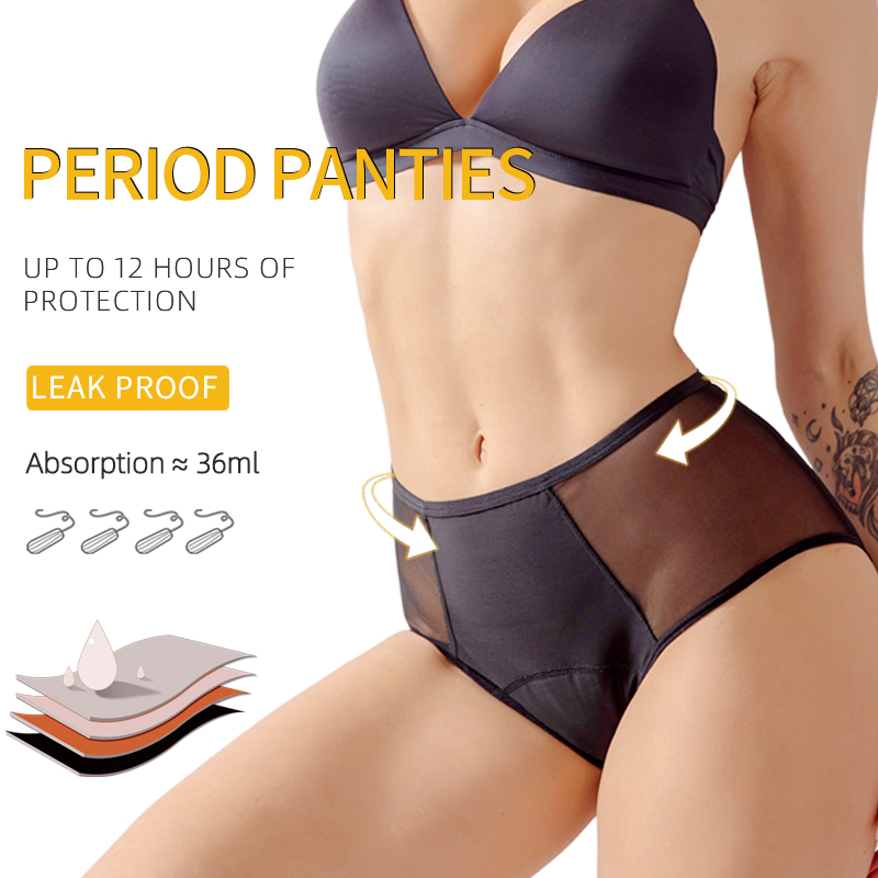 Drop shipping Women's High-wai - огляд і ціна Period Panty Absorbent